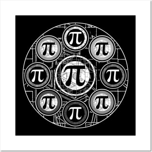 Ultimate Pi Day BW Posters and Art